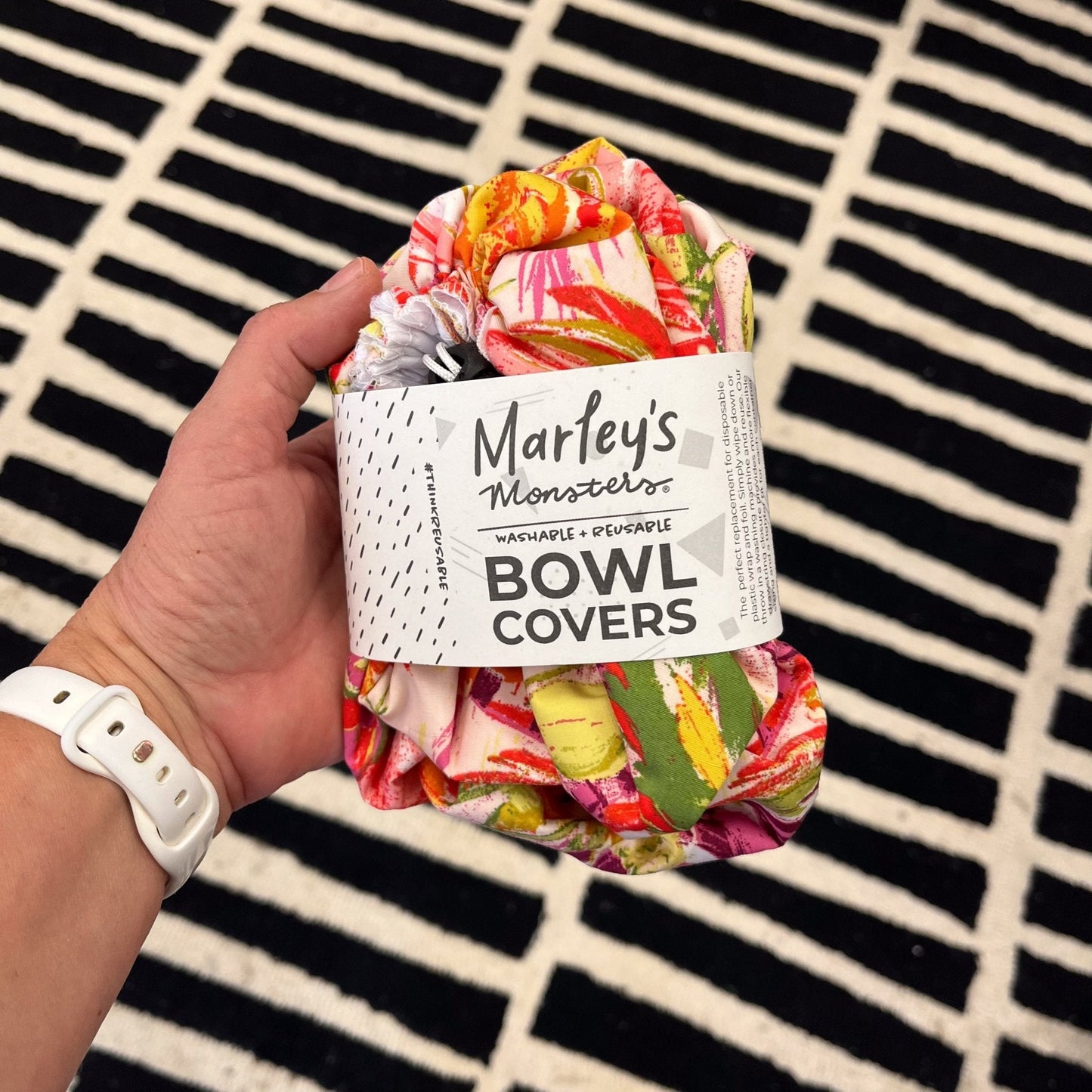 bowl cover bundle: cotton floral