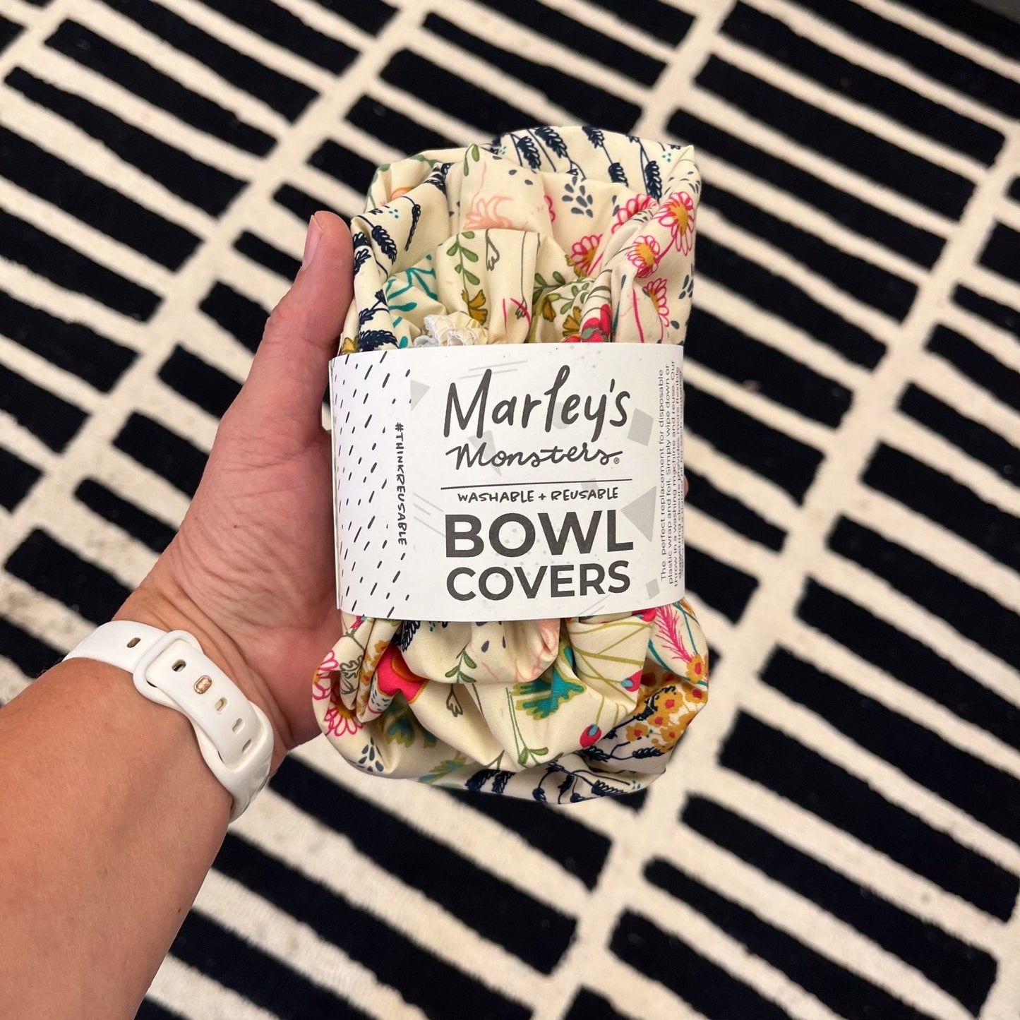 bowl cover bundle: cotton floral