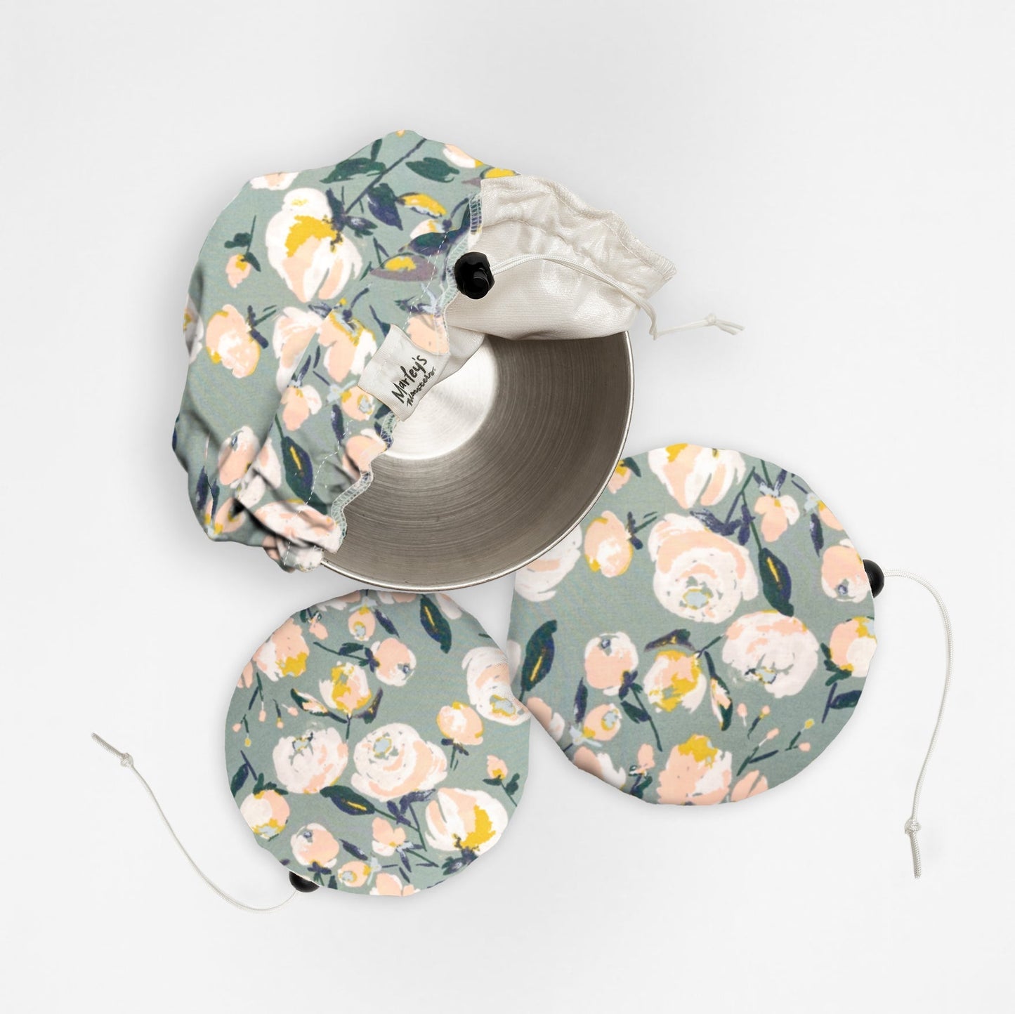 bowl cover bundle: cotton floral