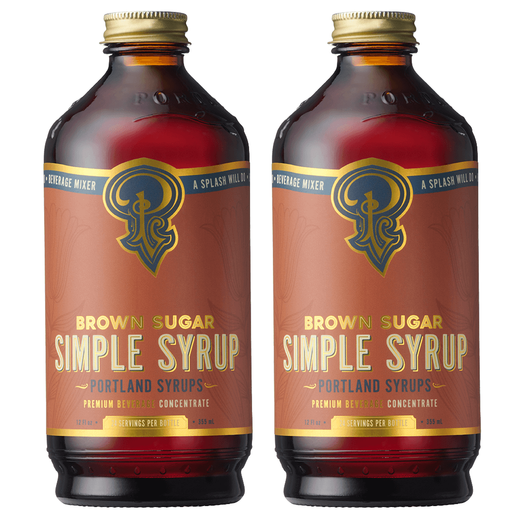 brown sugar simple syrup two-pack