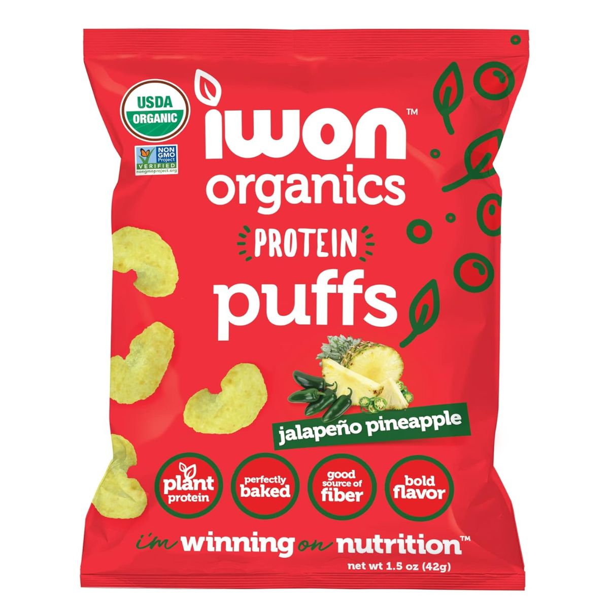 iwon organics protein puffs by farm2me