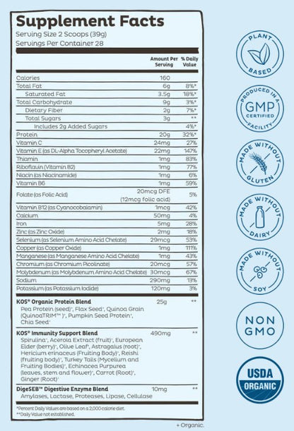 Organic Plant Protein by Kos