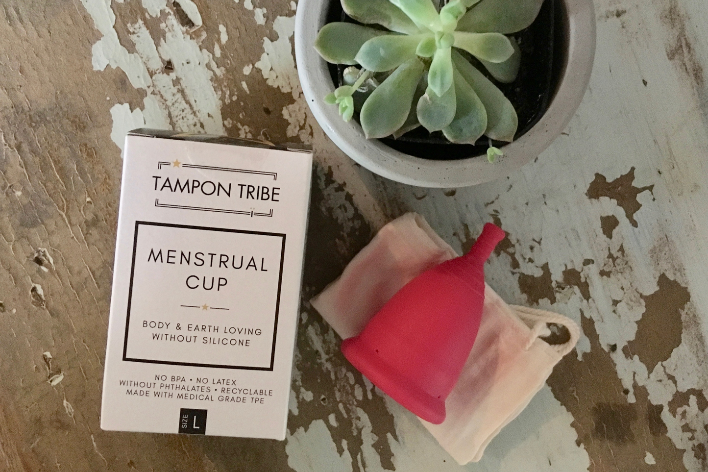 menstrual cup by tampon tribe