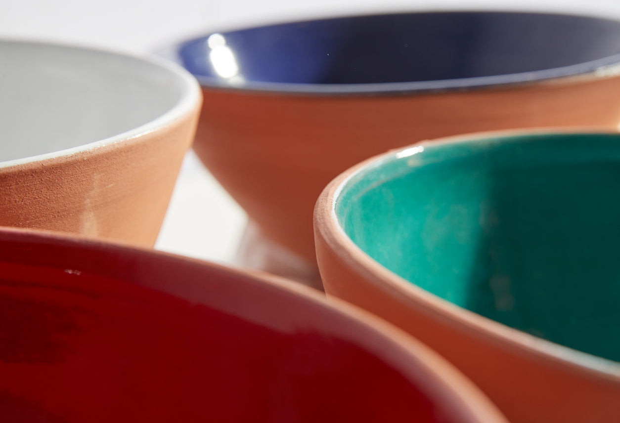 moroccan terracotta serving bowls by verve culture