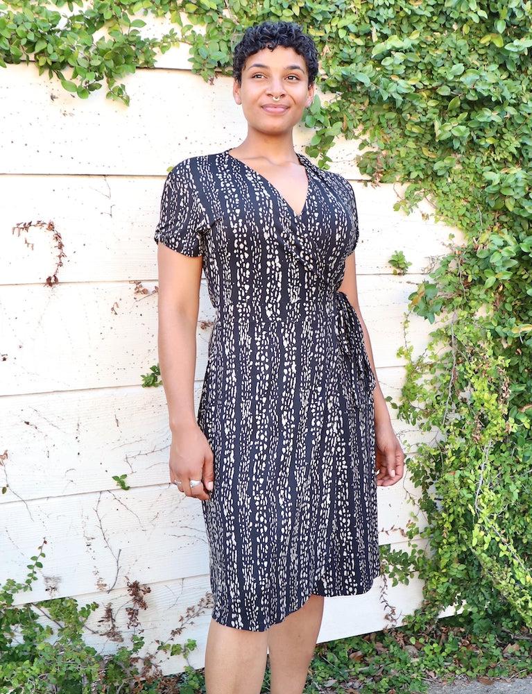 cheyenne organic wrap dress by passion lilie