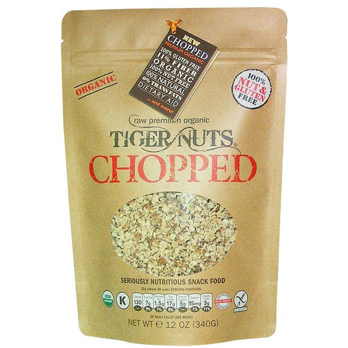 tiger nuts chopped tiger nuts in 12 oz bag - 24 bags by farm2me