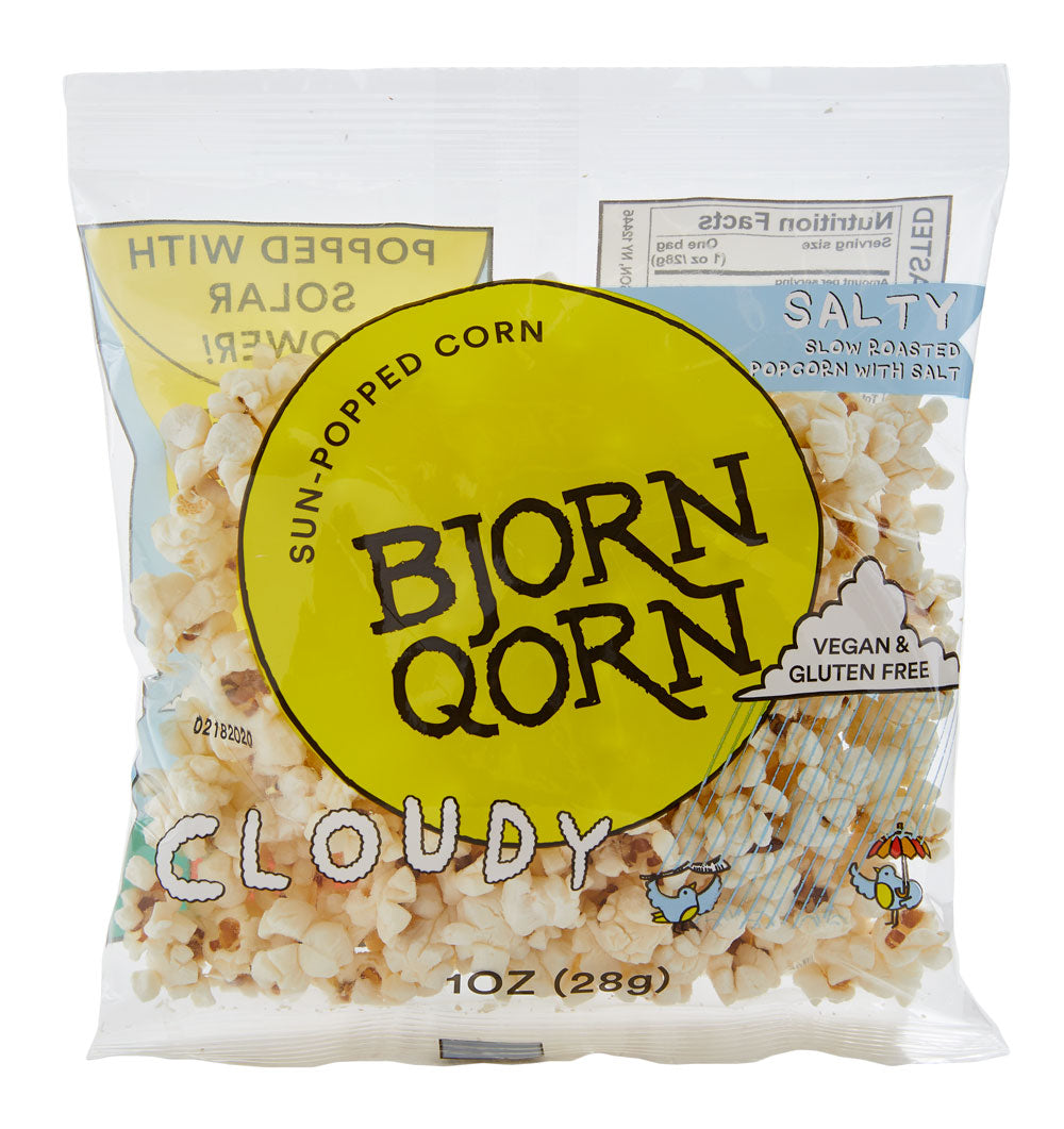 bjorn qorn popcorn 30 pack mini bags (1oz) by farm2me