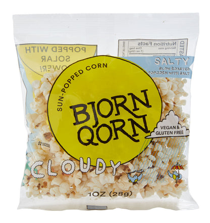 Bjorn Qorn Popcorn 30 Pack Mini Bags (1oz) by Farm2Me