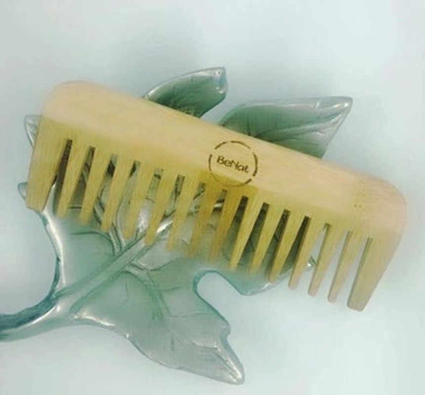 all-natural bamboo hair comb by benat