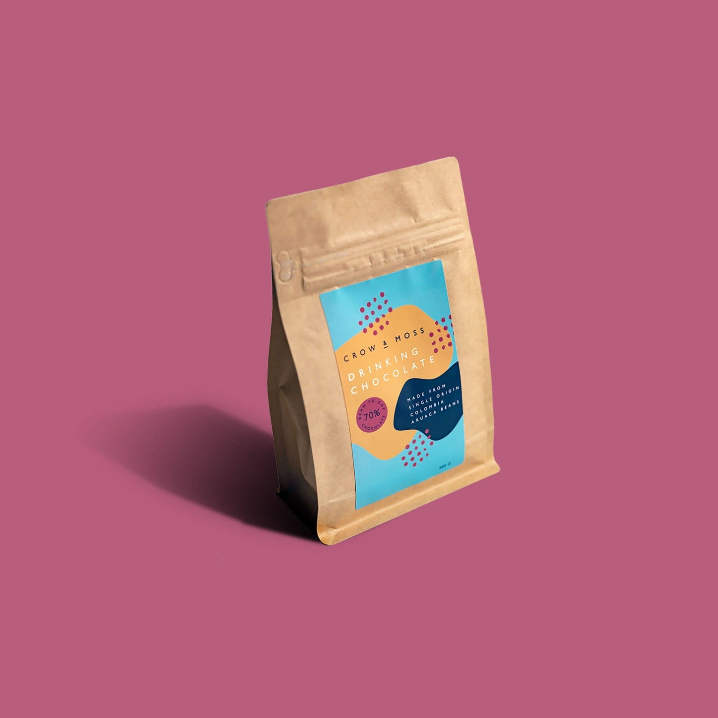 single origin drinking chocolate bag 70% - case of 6 by farm2me