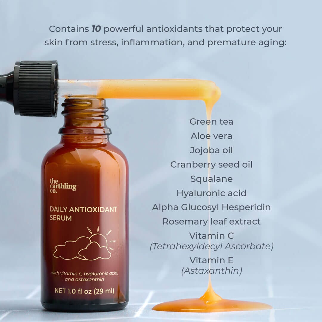 daily antioxidant serum by the earthling co.