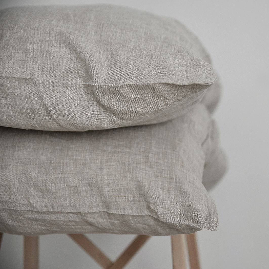 melange shams by beflax linen