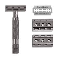 rockwell razor 6c double edge safety razor with 5 free blades by distinct bath & body