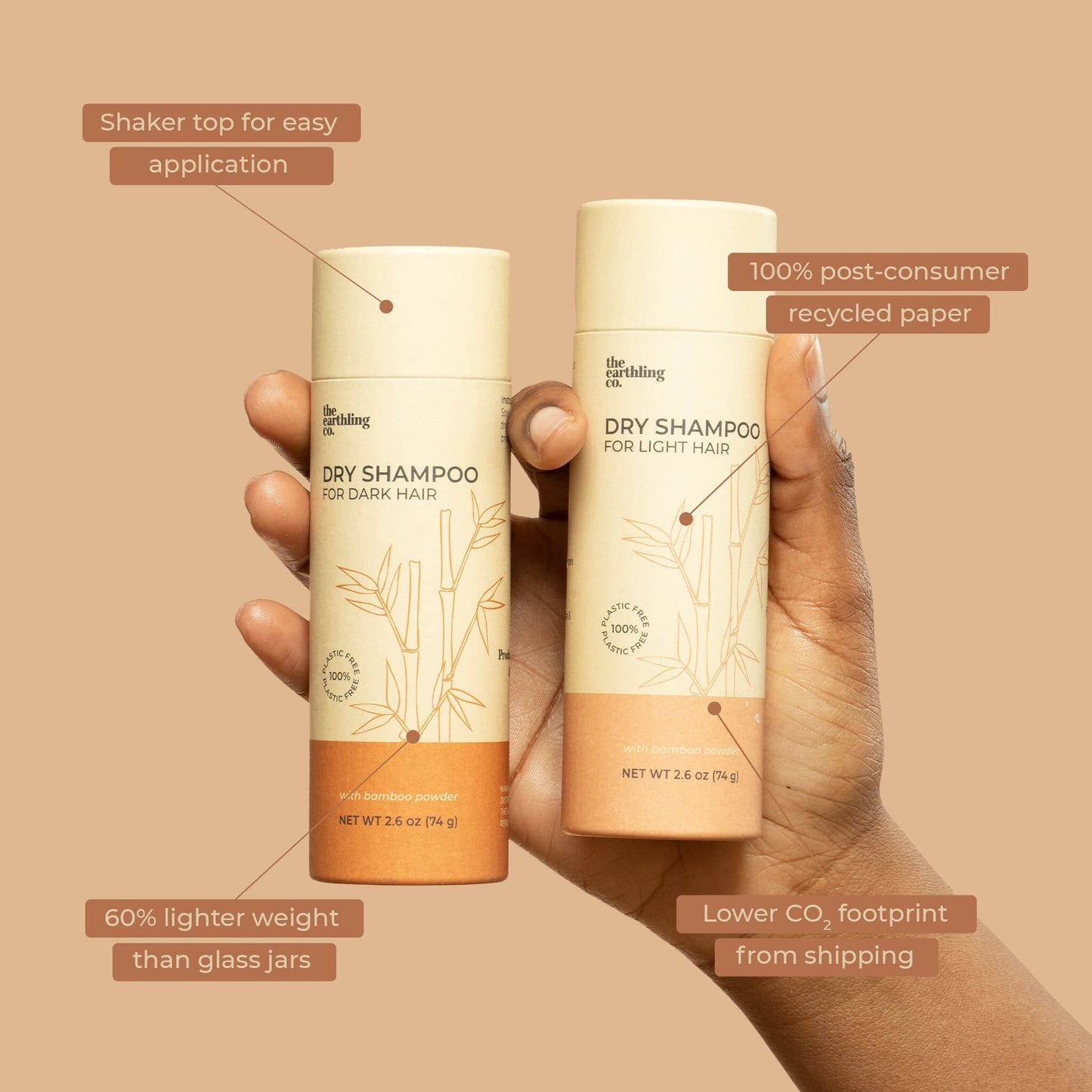 earthling dry shampoo set