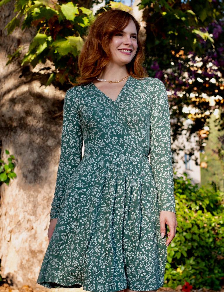 enchanted organic wrap dress by passion lilie