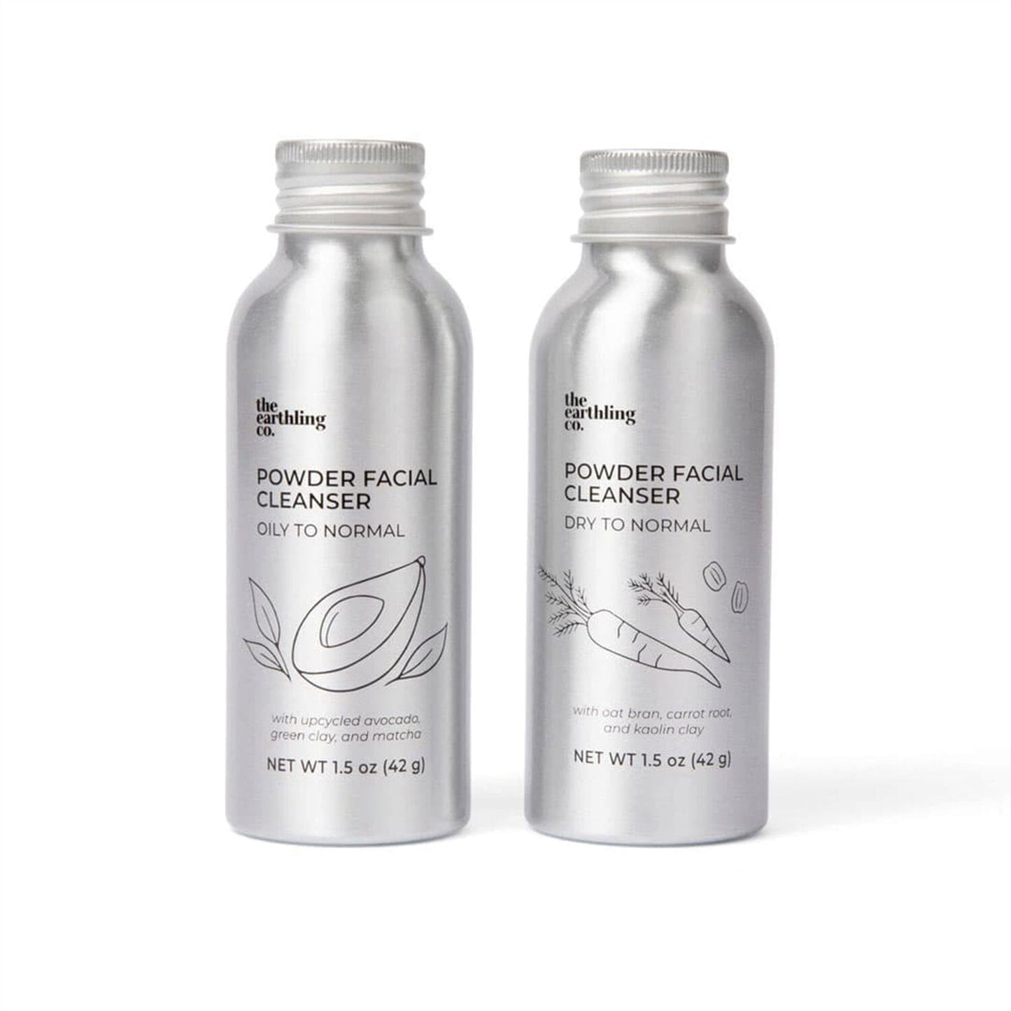 facial cleanser set by the earthling co.