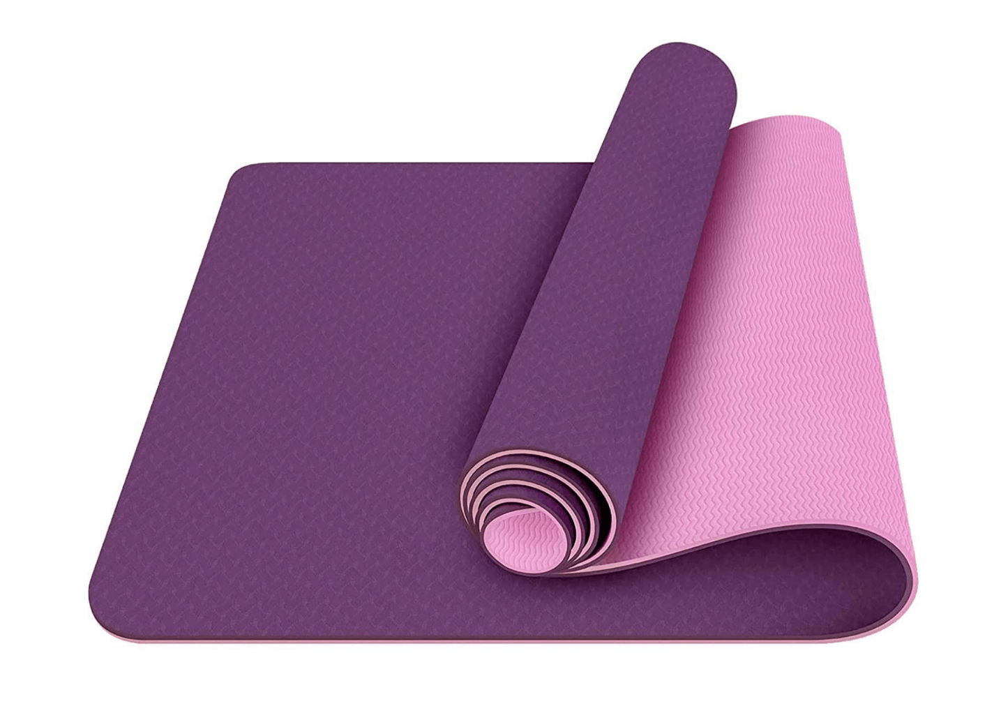 eco friendly reversible color yoga mat with carrying strap by jupiter gear