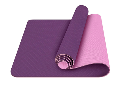 Eco Friendly Reversible Color Yoga Mat with Carrying Strap by Jupiter Gear