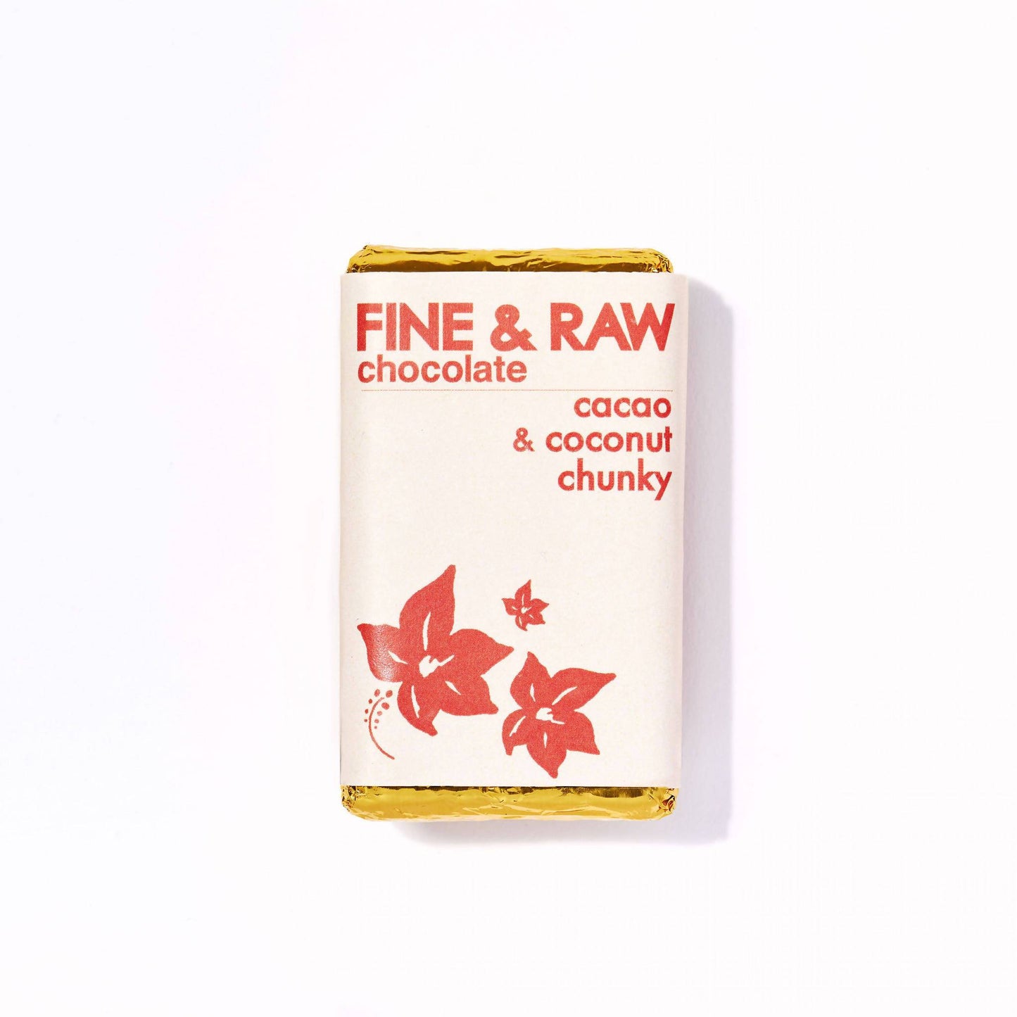 fine and raw cacao & coconut chunky chocolate bars, organic - 10 bars x 1.5oz by farm2me