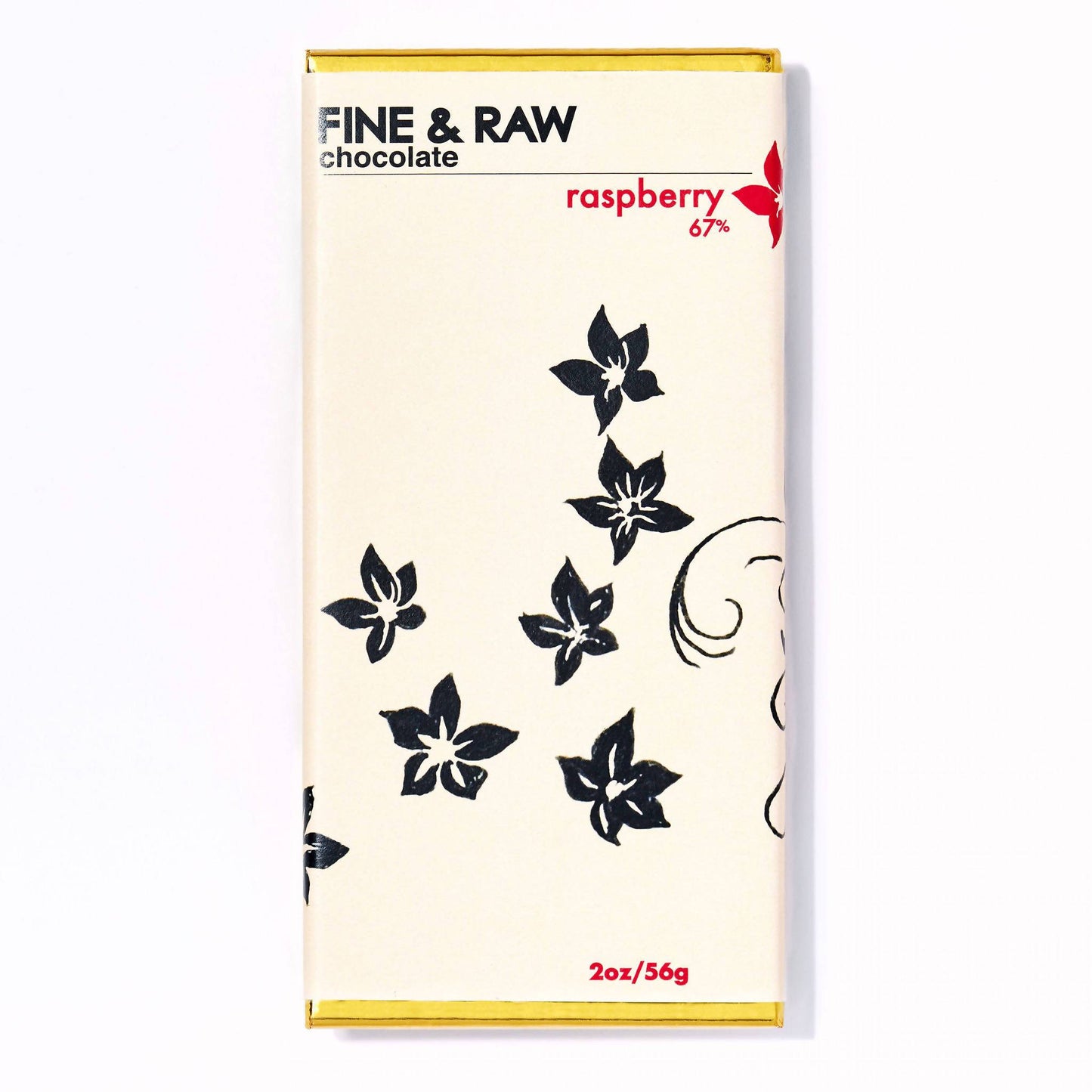 fine and raw dark chocolate bars, raspberry (67% cocoa / cacao), organic - 10 bars x 2oz by farm2me