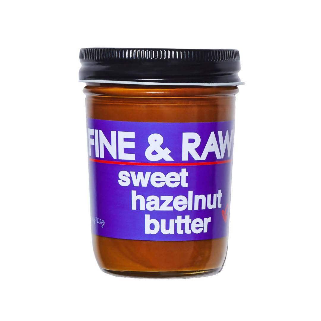 fine and raw hazelnut butter, chocolate, sweet, organic, fair trade - 12 jars x 8oz by farm2me