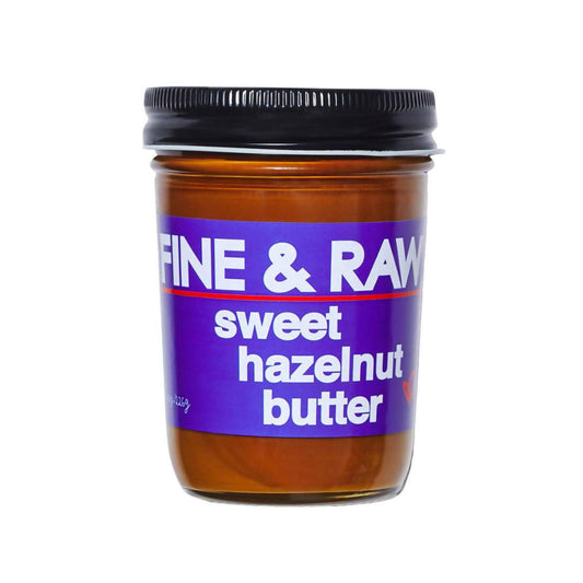 Fine and Raw Hazelnut Butter, Chocolate, Sweet, Organic, Fair Trade - 12 Jars x 8oz by Farm2Me