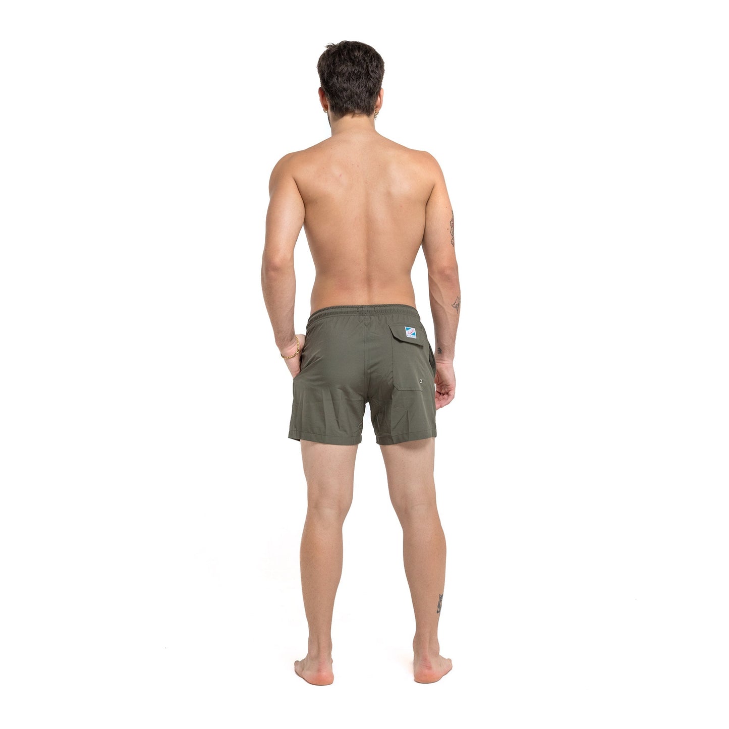 green - 5" swim trunks by bermies