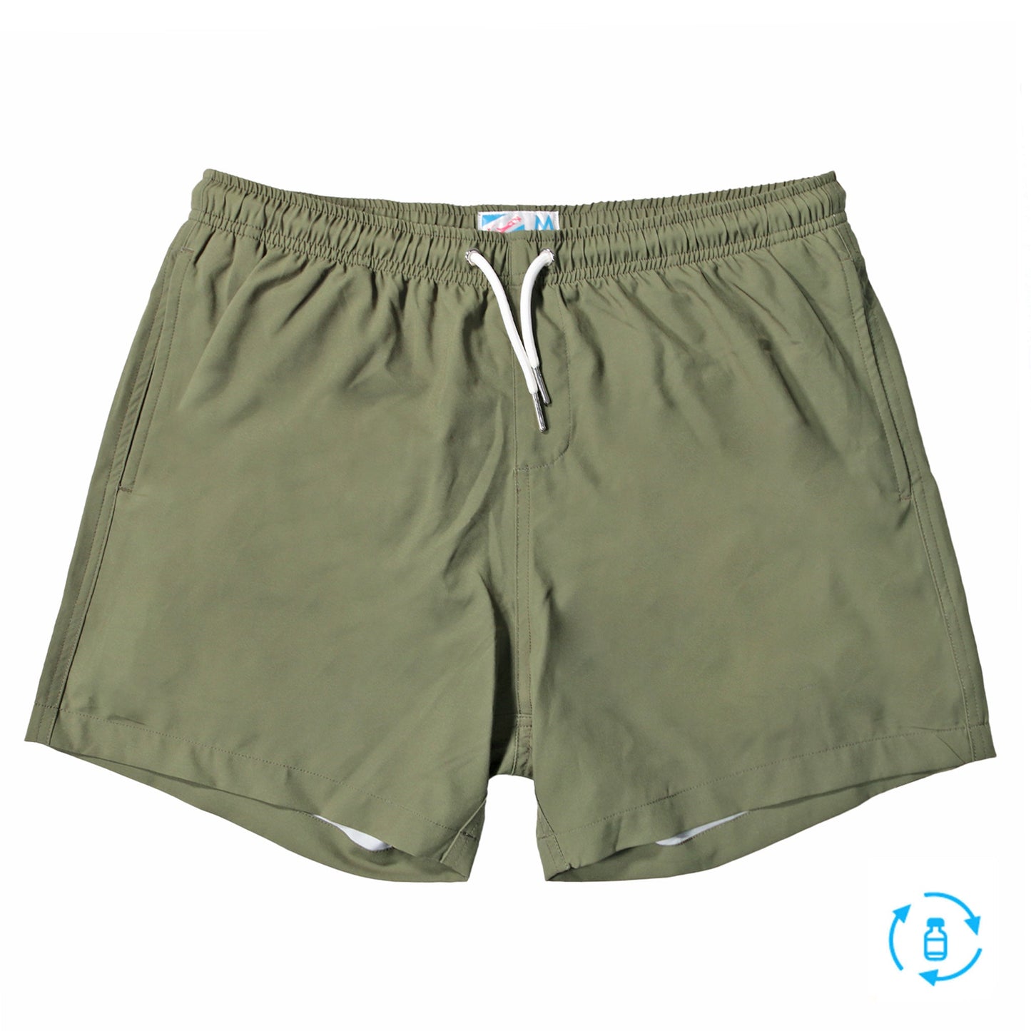 green - 5" swim trunks by bermies