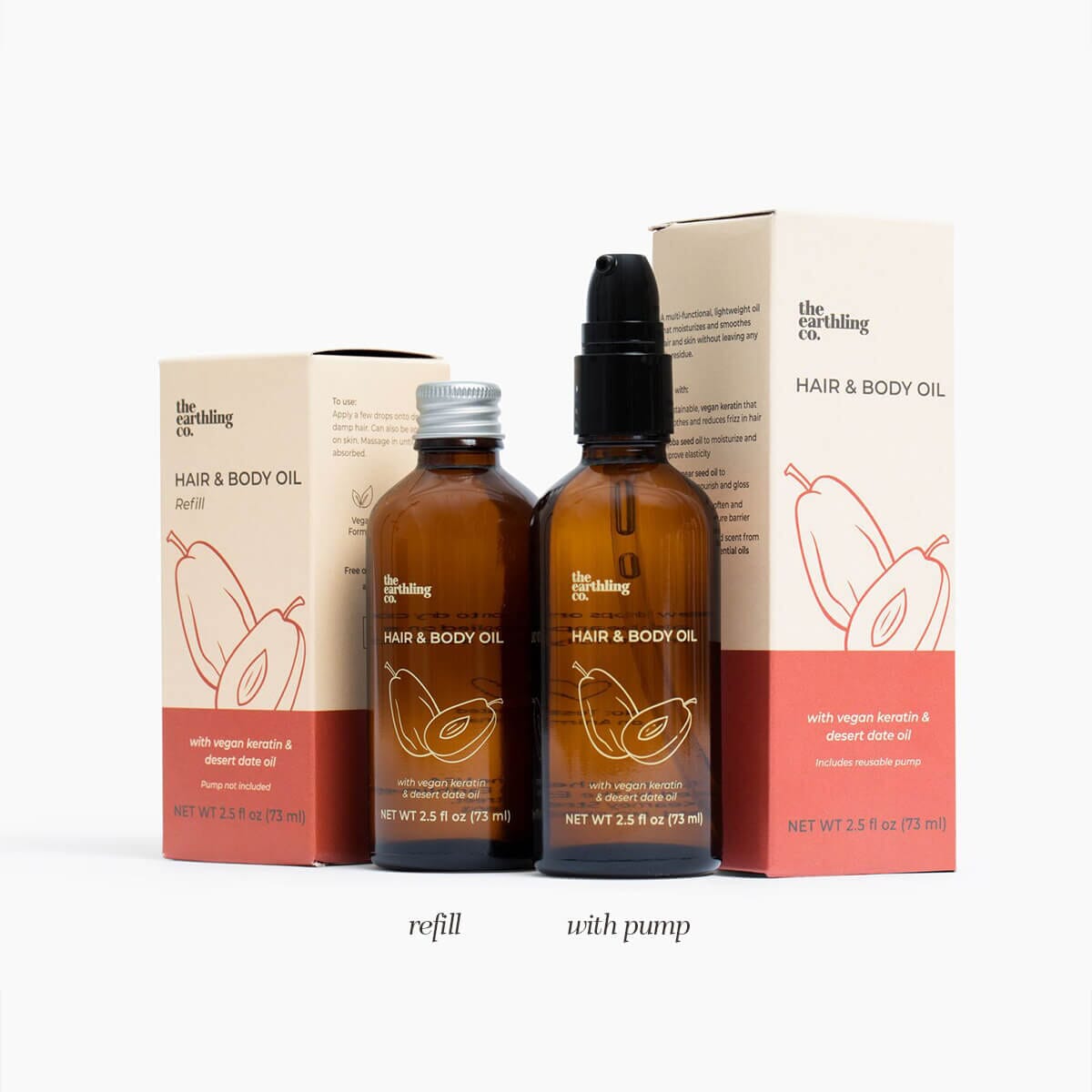 hair & body oil for strengthening and repairing by the earthling co.