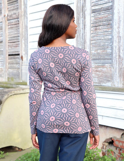 Helios Organic Wrap Top by Passion Lilie