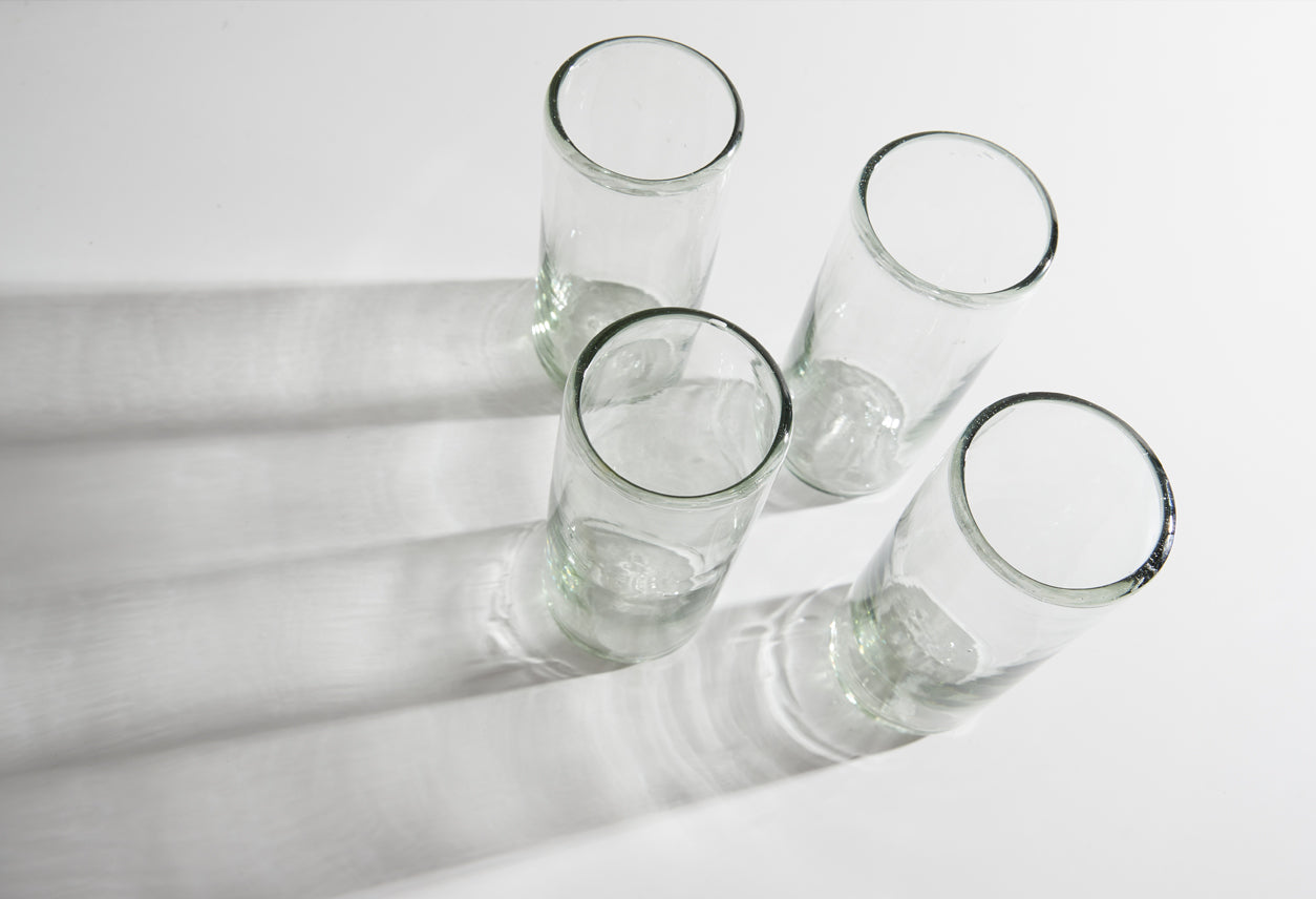 handblown glasses - clear by verve culture