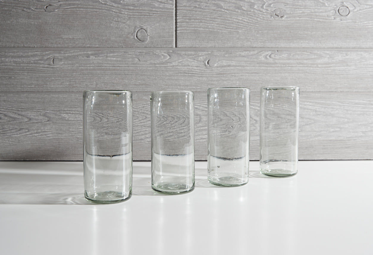 handblown glasses - clear by verve culture