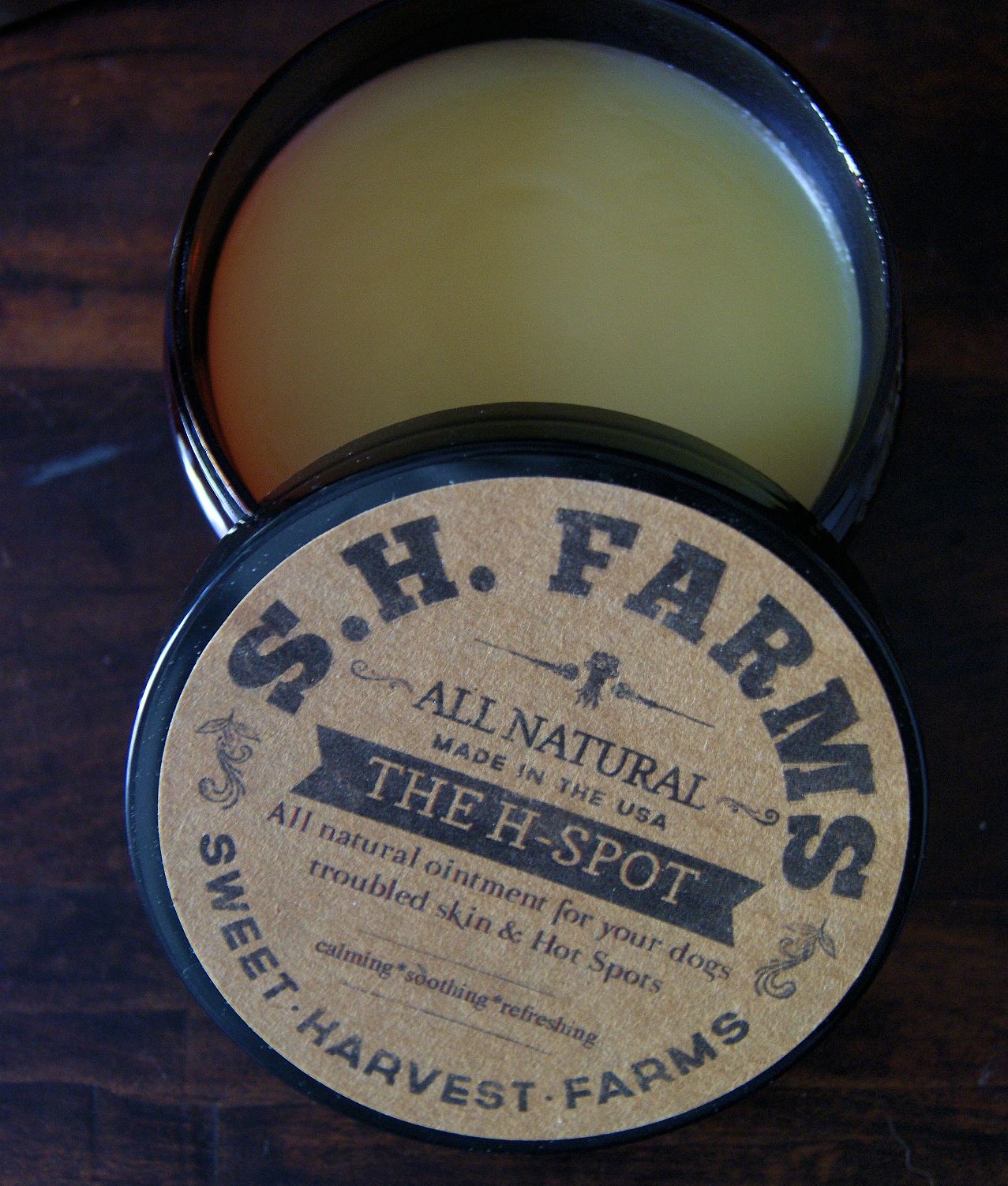 h-spot ointment -steroid free - soothe those wicked hot spots! by sweet harvest farms