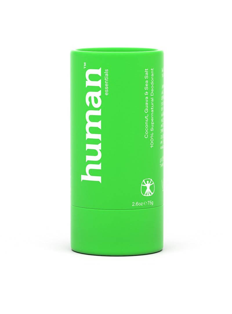 human essentials coconut, guava & sea salt supernatural deodorant by farm2me