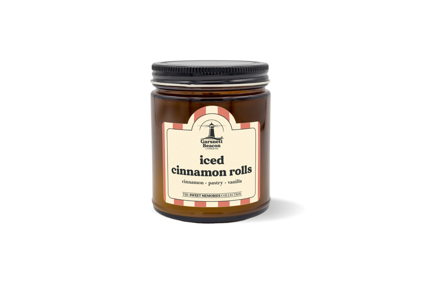 iced cinnamon rolls candle by garsnett beacon candle co.