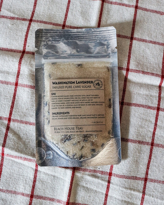 lavender infused artisan culinary sugar by beach house teas