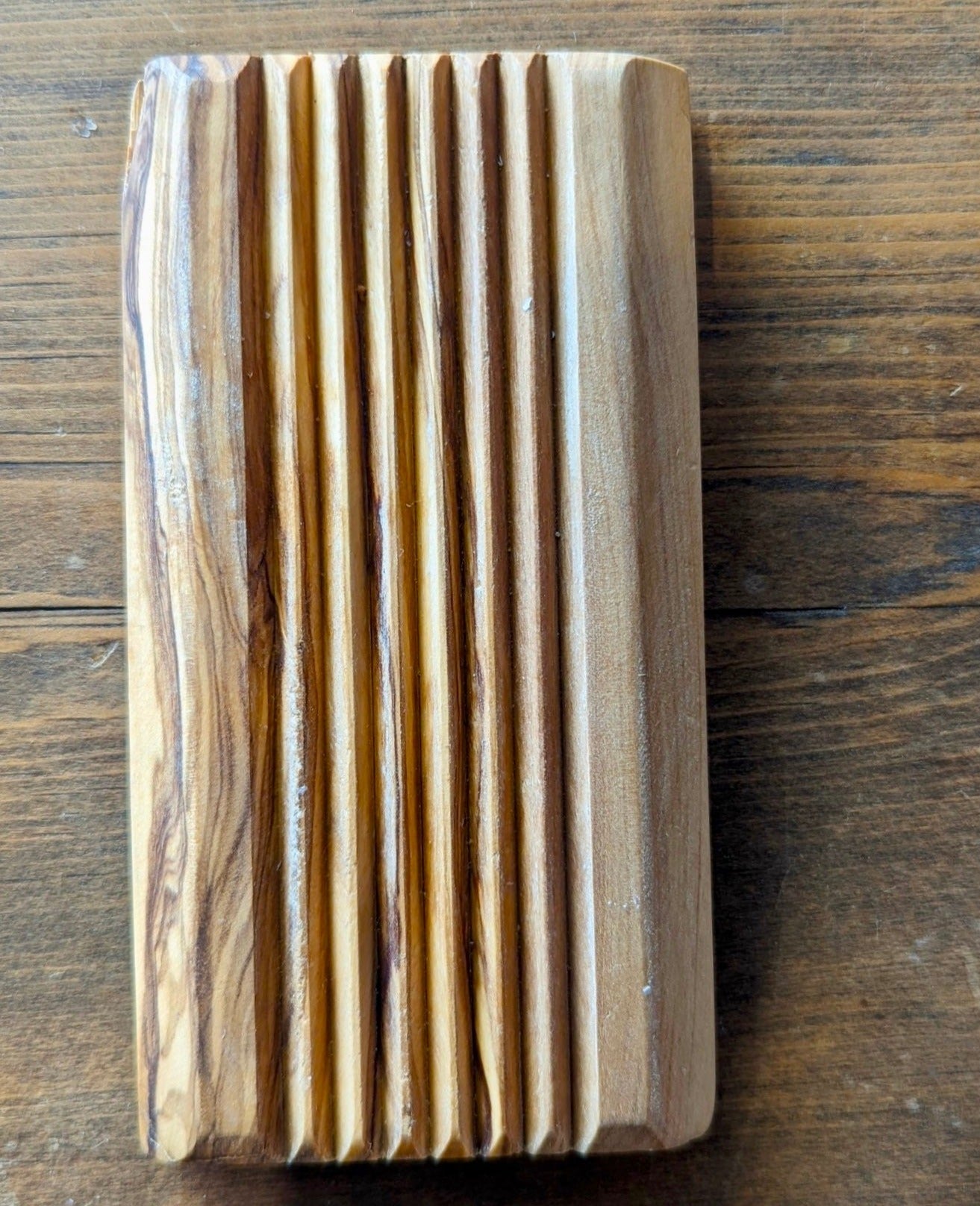 olive wood soap dish rectangle by distinct bath & body