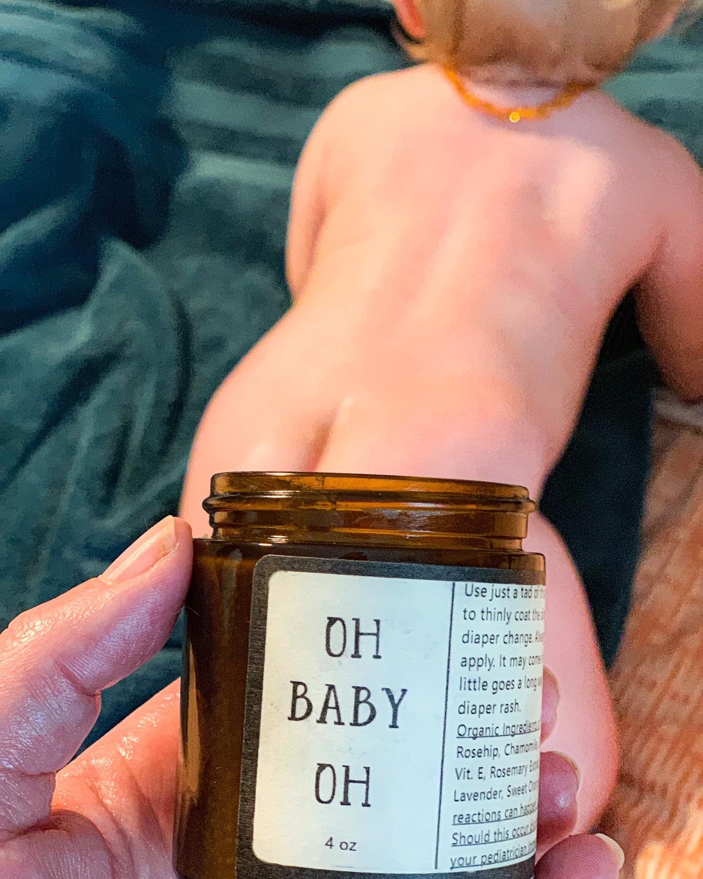 oh baby oh! " what a bum!" organic diaper balm - to help soothe any bottom (including adults) by sweet harvest farms