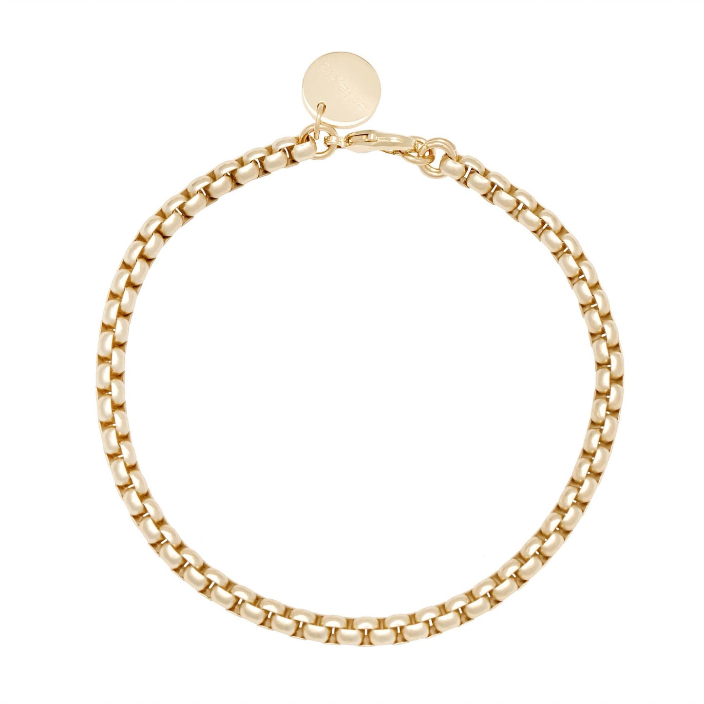 luciana box chain bracelet by eklexic