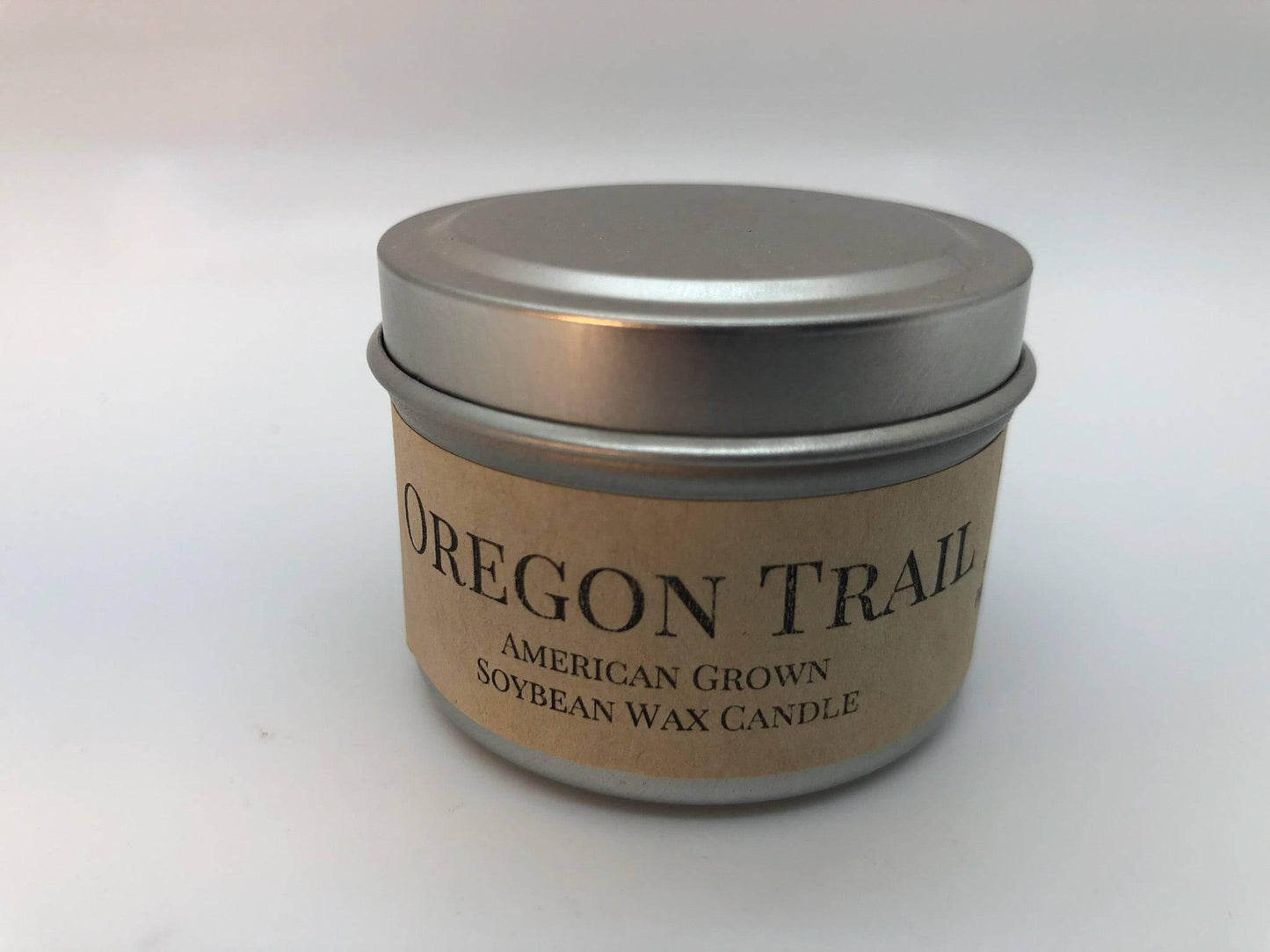 oregon trail soy wax candle | 2 oz travel tin by prairie fire tallow, candles, and lavender