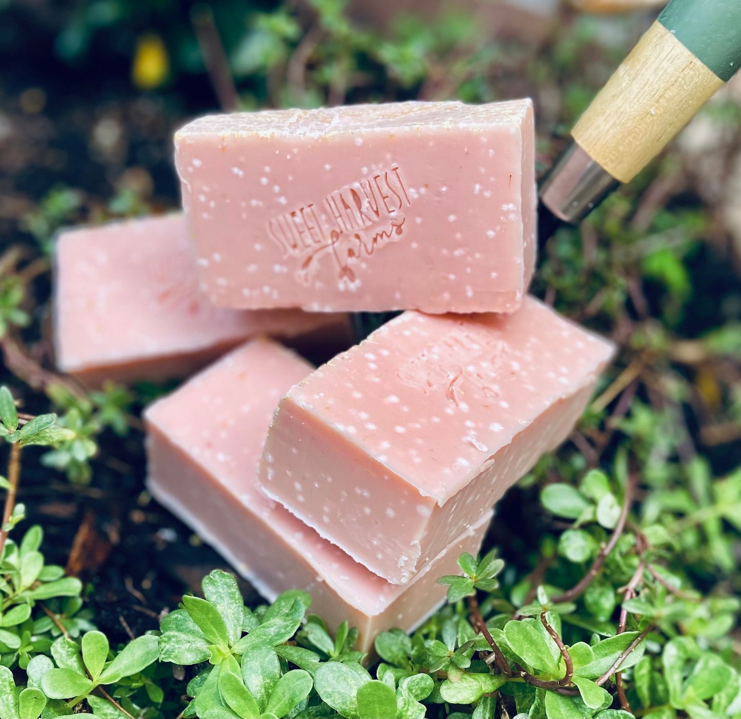 gardener’s helper organic handmade soap by sweet harvest farms