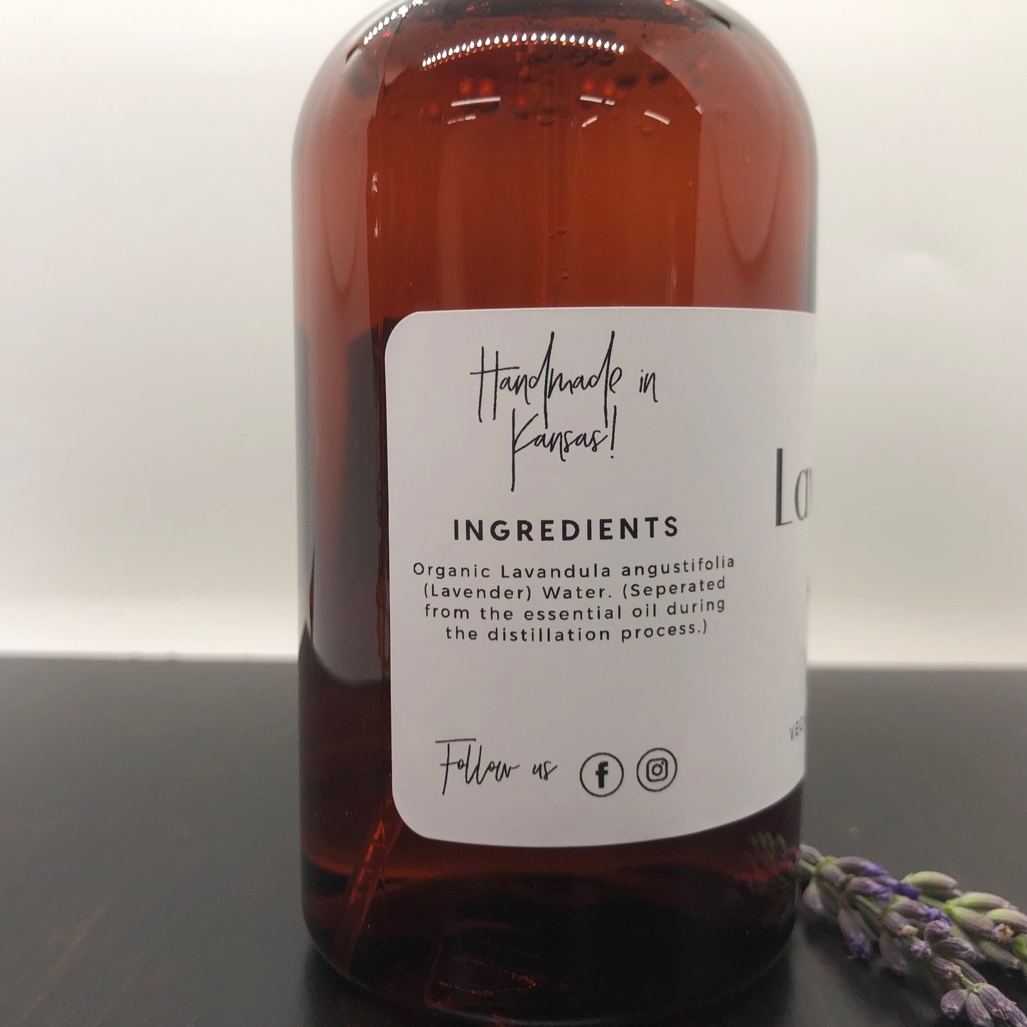 lavender hydrosol - 8 oz (prairie lavender) by prairie fire tallow, candles, and lavender