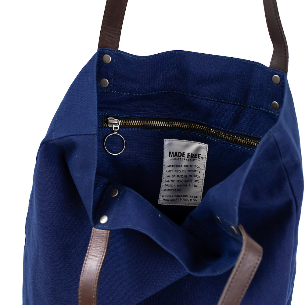 day tote indigo by made free®