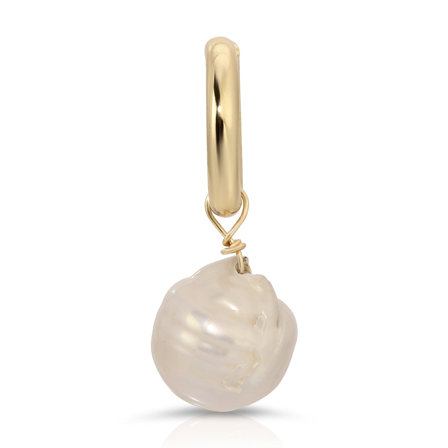 large baroque pearl pendant by eklexic