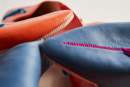 Moroccan Leather Slippers by Verve Culture