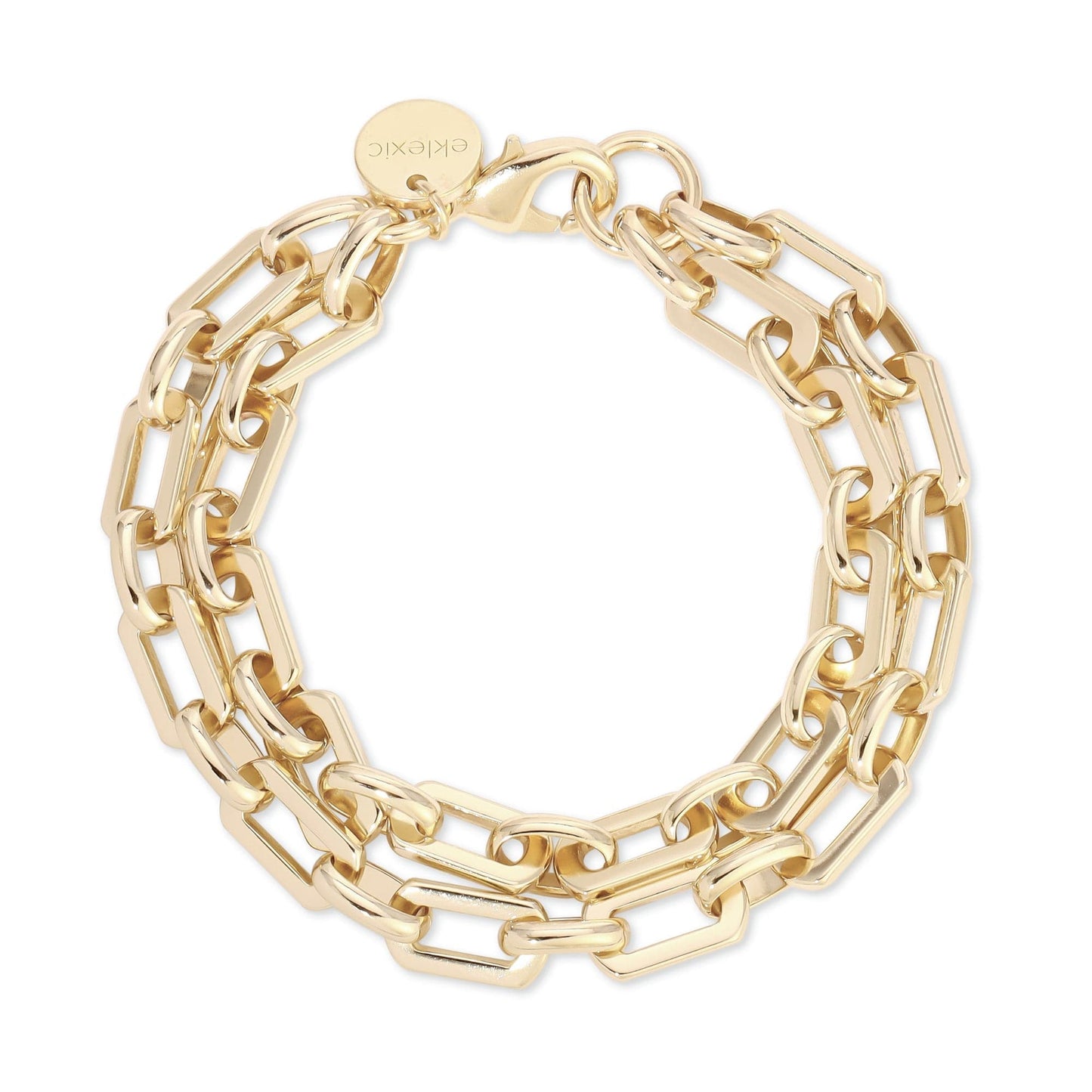 liv double chain bracelet by eklexic