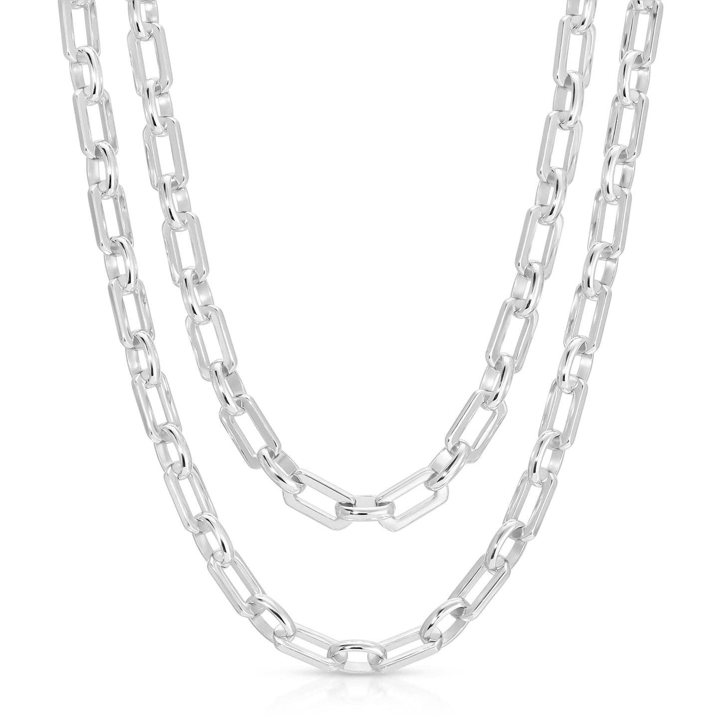 liv double chain necklace by eklexic