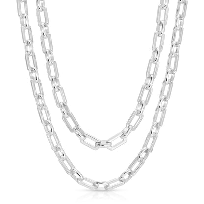 LIV DOUBLE CHAIN NECKLACE by eklexic