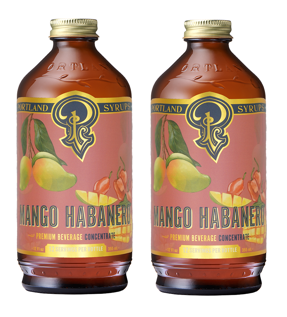 mango habanero syrup two-pack by portland syrups