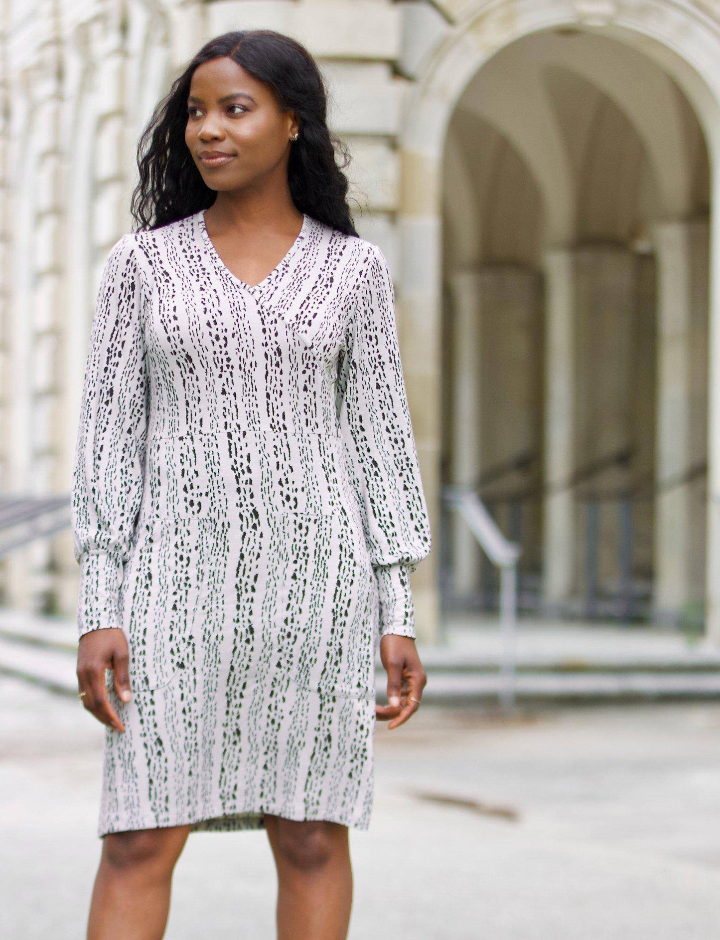 marble organic dress by passion lilie